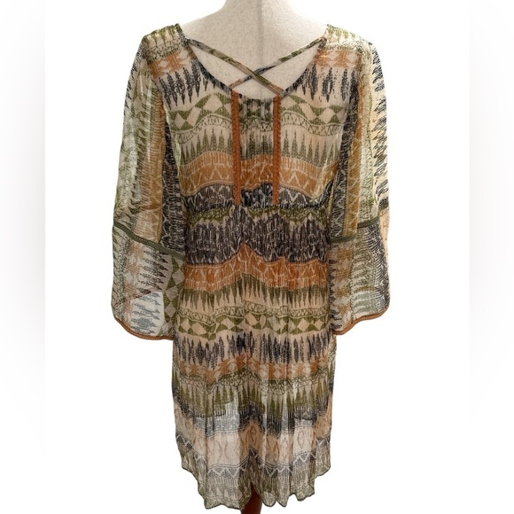 Label RituKumar Sheer Boho Tunic Small - Picture 2 of 4